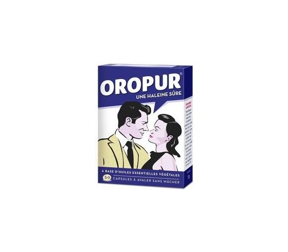 Sichere Atem Oropur - Packung mit 50 Kapseln