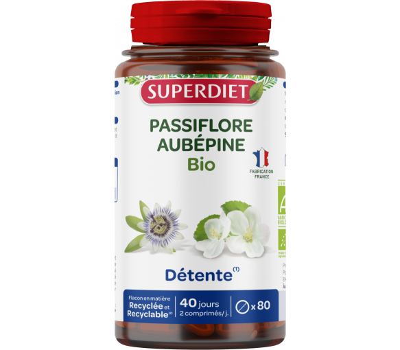 Weißdorn / Passionsblume Bio Super Diet - 80 Tabletten - image 1