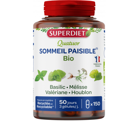 Quatuor Schlaf Frieden bio Super Diet - Dose mit 150 Kapseln - image 1