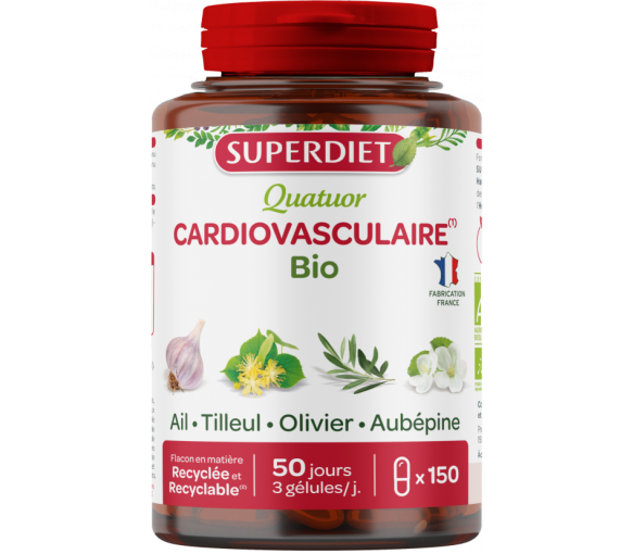 Bio Herz-Kreislauf-Quartett Super Diet - Dose mit 150 Kapseln - image 1