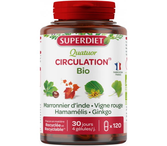 Quatuor Circulation bio Super Diet - Dose von 120 Kapseln - image 1