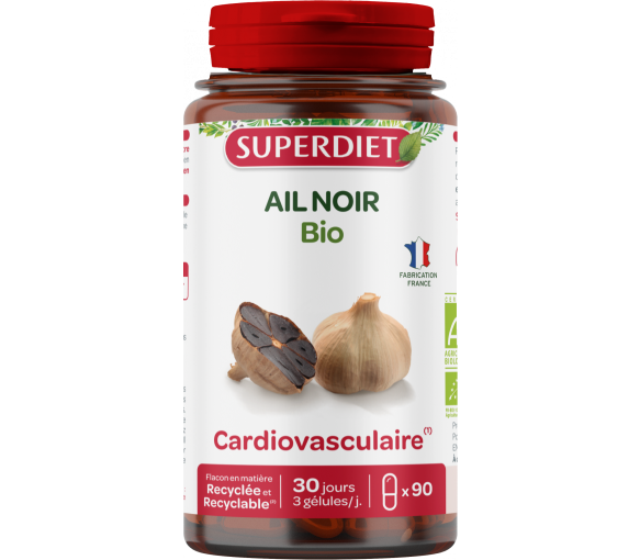 Schwarzer Knoblauch Bio Super Diet - Dose mit 90 Kapseln - image 1