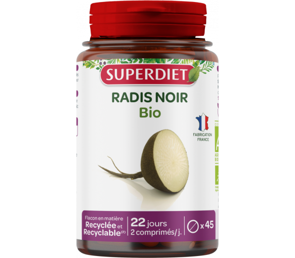 Schwarzer Rettich bio Super Diet - Packung mit 45 Tabletten - image 1