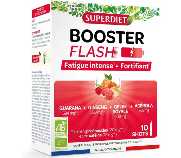 Booster Flash BIO Super Diet - Packung mit 10 Shots - image 1