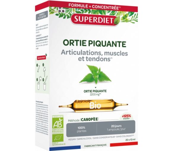 Brennnessel Bio Super Diet - 20 Ampullen zu 10ml