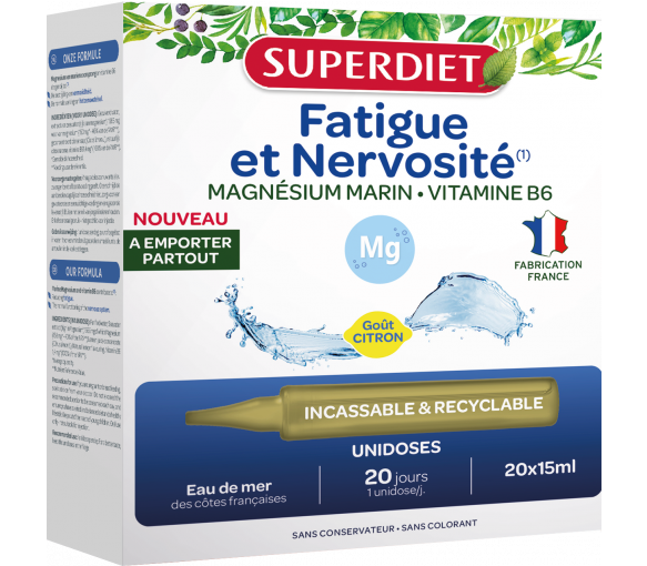 Erschöpfung und Nervosität Superdiet - Box mit 20 Einzeldosen à 15 ml - image 1