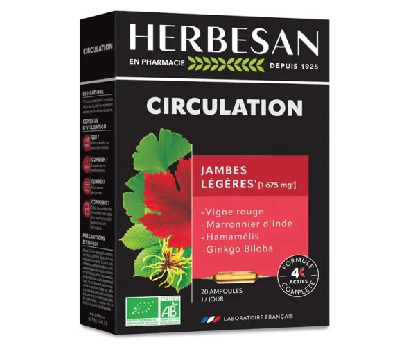 Circulation Bio Herbesan - Schachtel mit 20 Ampullen - image 1