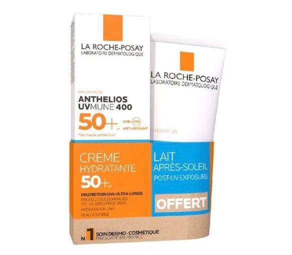Anthelios UVmune 400 Feuchtigkeitscreme SPF50+ La Roche-Posay - 50ml Tube + 75ml After-Sun Milch geschenkt
