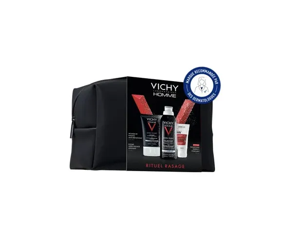 Geschenkset Mein Rasurritual Vichy Mann - Set mit 3 Produkten