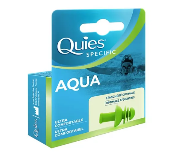 Quies Specific Aqua Gehörschutz - 1 wiederverwendbares Paar