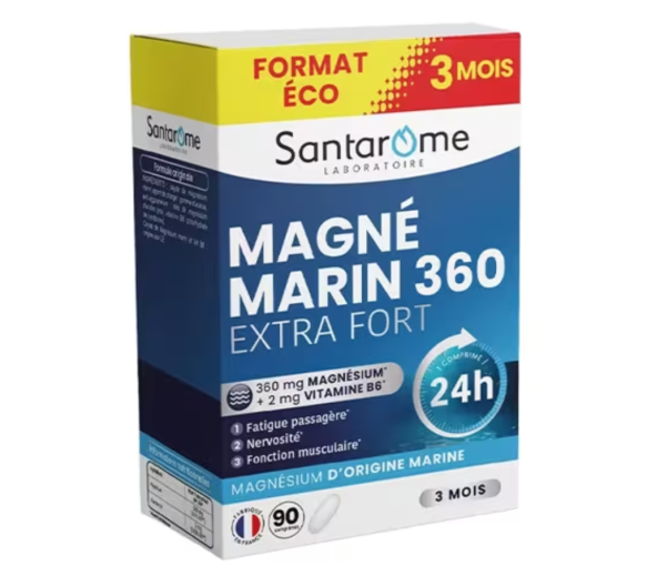Magnesium marinum 360 extra stark Santarome - Format 3 Monate 90 Tabletten