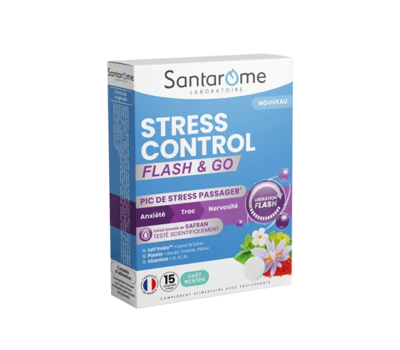 Stresskontrolle Flash&Go Santarome - Packung mit 15 Tabletten - image 1