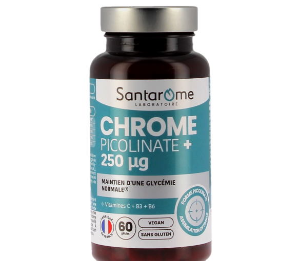 Chrome Picolinate+ 250µg Santarome - 60 Kapseln - image 1
