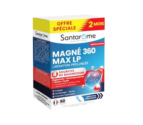 Magné 360 max LP Santarome - boite de 60 comprimés - image 1