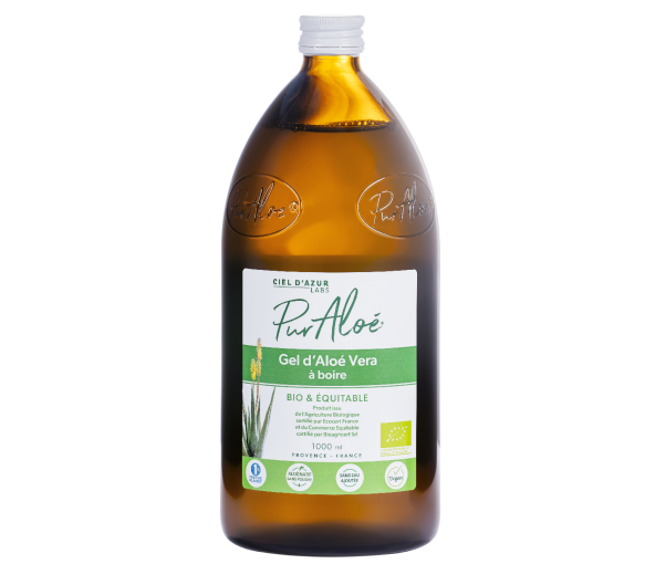 Bio Aloe Vera Trinkgel Pur Aloé - Flasche mit 1000 ml - image 1