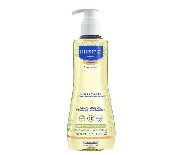 Baby Waschöl für trockene Haut Mustela - Pumpflasche 500 ml - image 1