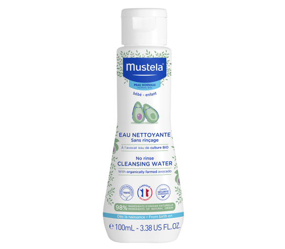 Reinigendes Wasser ohne Abspülen Mustela - Flasche 100ml
