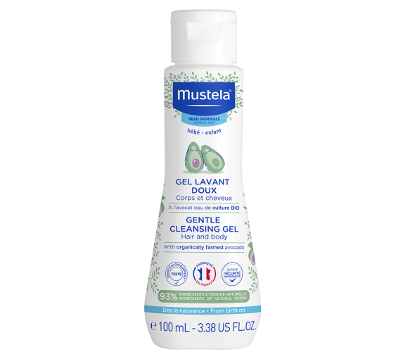 Sanftes Waschgel für Körper und Haare Mustela - Flasche mit 100 ml