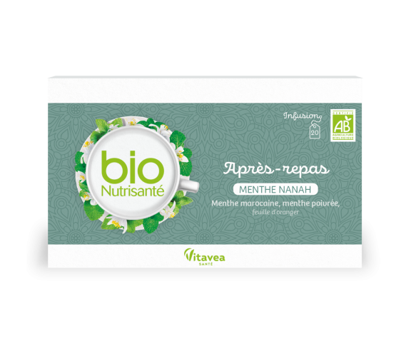 Infusion Nanaminze nach dem Essen bio Nutrisanté - Schachtel mit 20 Beuteln - image 1