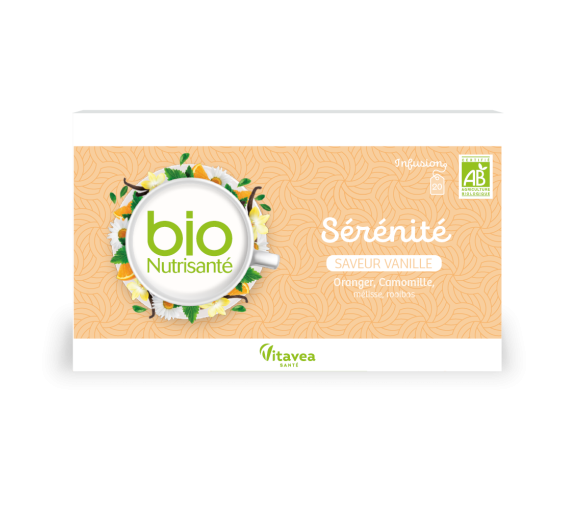 Bio Vanille Serenity Infusion Vitavea - Box mit 20 Beuteln - image 1