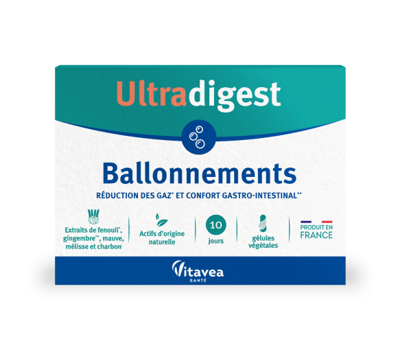 Ultradigest Blähungen Vitavea - Packung mit 30 Kapseln - image 1