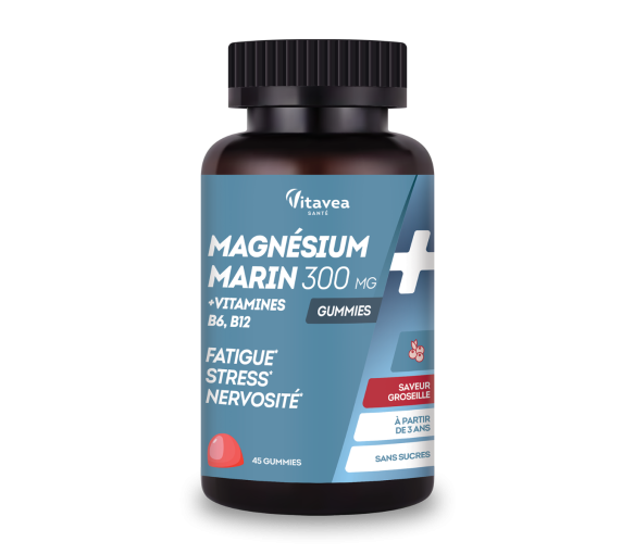 Magnesium Vitamine B6 B12 Vitavea - Dose von 45 Gummies - image 1