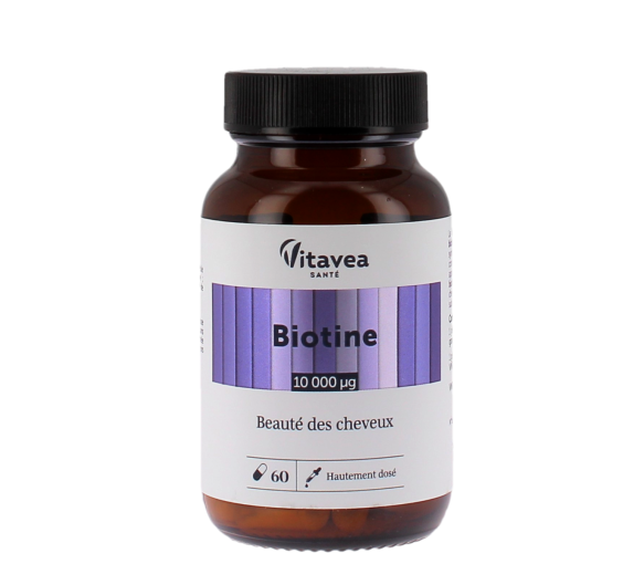 Biotin 10.000 µg Vitavea - Dose von 60 Kapseln - image 1