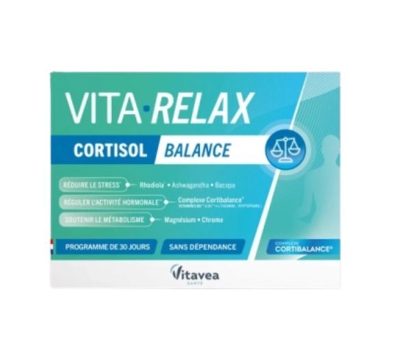 Vita relax cortisol balance Vitavea - Packung mit 30 Kapseln