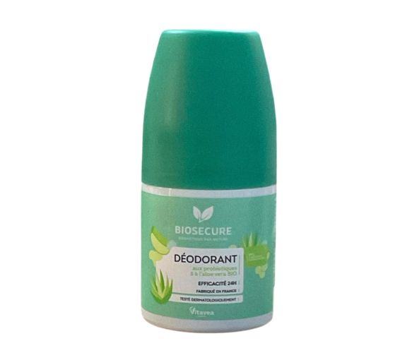 Probiotische Deodorant und Aloe Vera Bio Secure - Roll-on von 50ml