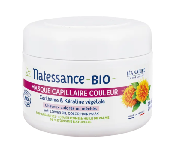 Bio-Haarfarbe Maske Natessance - 200ml Topf
