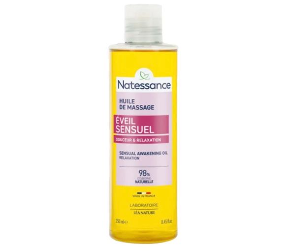 Sinnliches Erwachen Massageöl Natessance - Flasche mit 250 ml