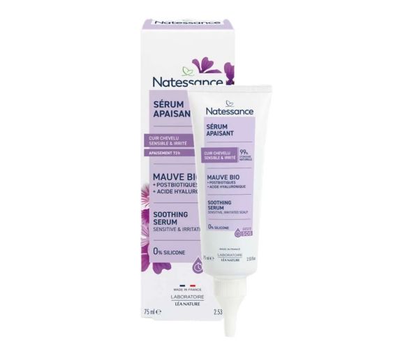 Beruhigendes Serum für empfindliche und gereizte Kopfhaut Natessance - Tube mit 75 ml