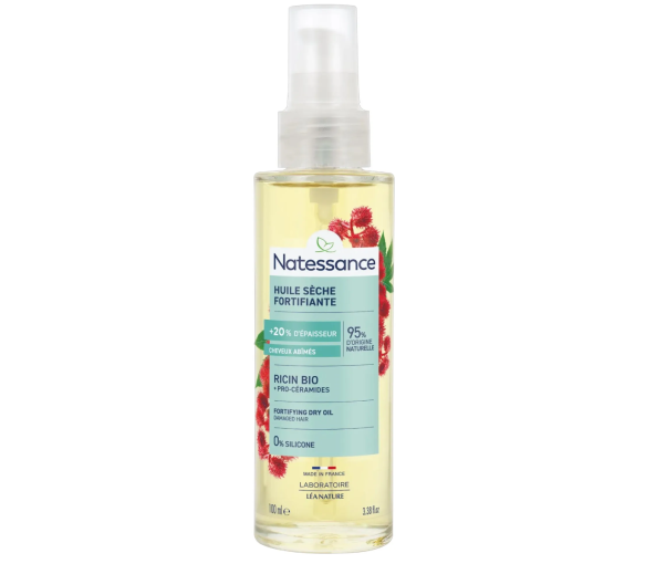 Bio Rizinusöl stärkend Natessance - Pumpflasche 100 ml