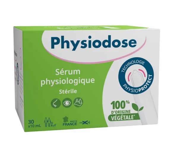 Physiodose Physiologische Kochsalzlösung Gilbert - Packung mit 30 Einzeldosen à 10 ml - image 1