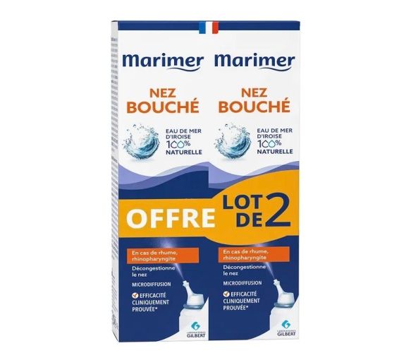 Marimer Nasenspray verstopfte Nase Gilbert - 2er Pack mit 100ml Sprays - image 1