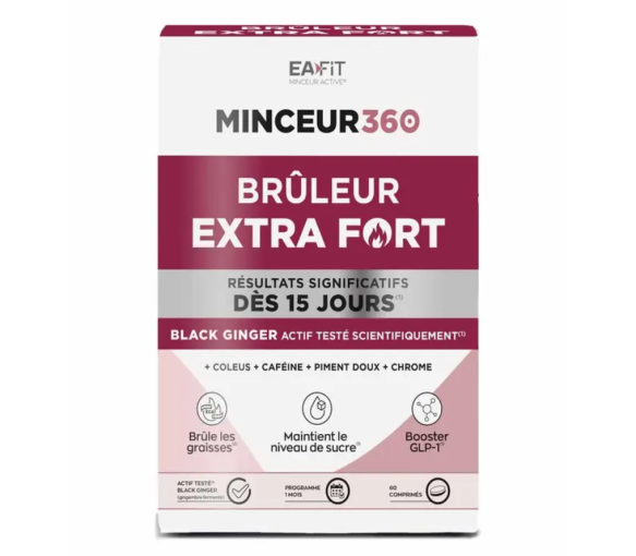 Mager 360 Extra Stark Burner Eafit - Packung mit 60 Tabletten