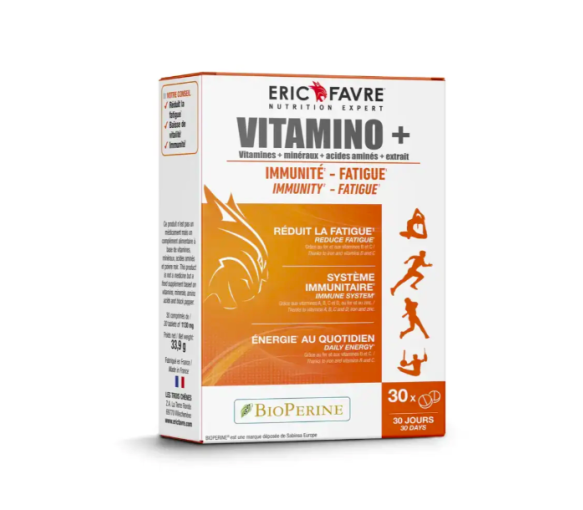 Vitamino+ Immunität-Müdigkeit Eric Favre - Packung mit 30 Tabletten - image 1