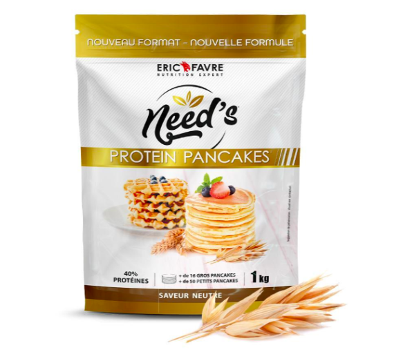 Need's Protein Pancakes neutrale Geschmacksrichtung Eric Favre - Beutel mit 1 kg