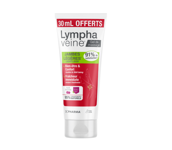 Lymphaveine Massagegel 3C Pharma - 180ml Tube, davon 30ml geschenkt