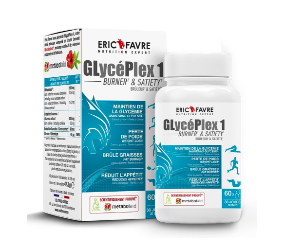 GLycéPlex 1 Fettverbrenner und Eric Favre Gesellschaft - Packung mit 60 Kapseln - image 1