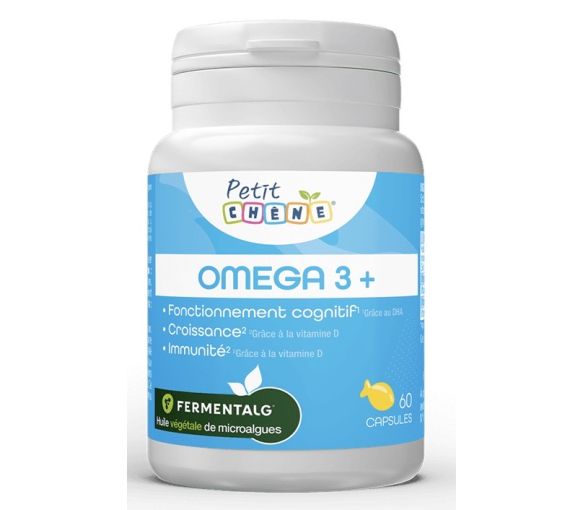 Kleiche Eiche Omega 3+ Die 3 Eichen - Packung mit 60 Kapseln