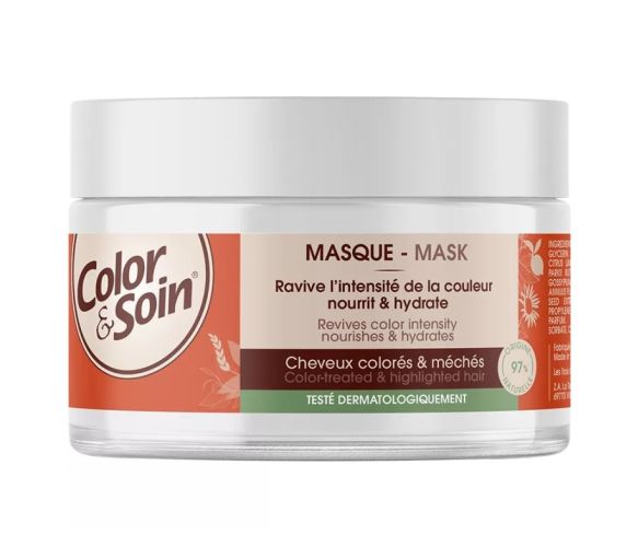 Color & Pflege Maske für coloriertes und gesträhntes Haar Les 3 Chênes - 250ml Topf