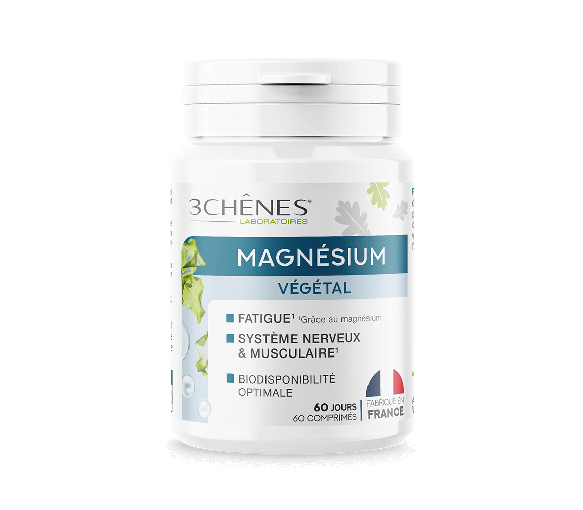 Pflanzliches Magnesium 3 Eichen - 60 Tabletten Dose