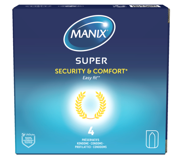 Super easy Manix Kondome - Pack mit 4 Kondomen - image 1