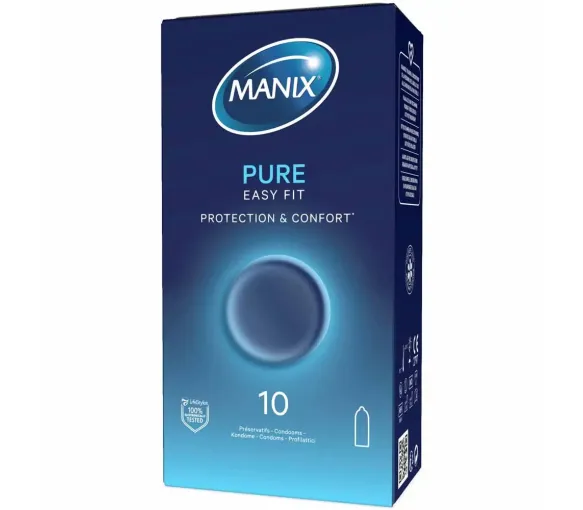 Kondome Pure Easy fit Manix - Schachtel mit 10 Kondomen - image 1