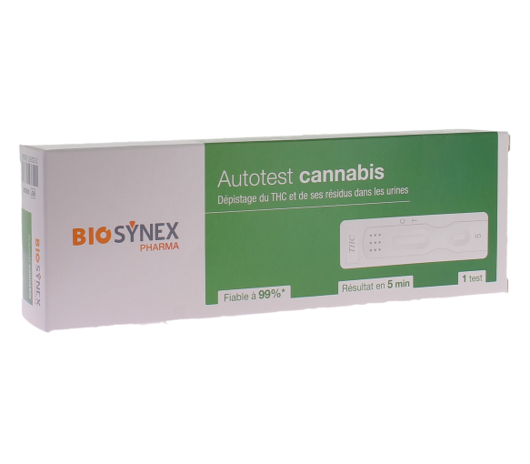 Autotest Urin auf Cannabis THC Biosynex - Schachtel mit einem Test - image 1