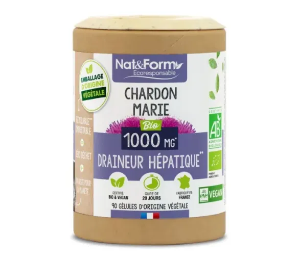 Artischocke Ecoresponsable Nat&Form - Dose von 66 Kapseln