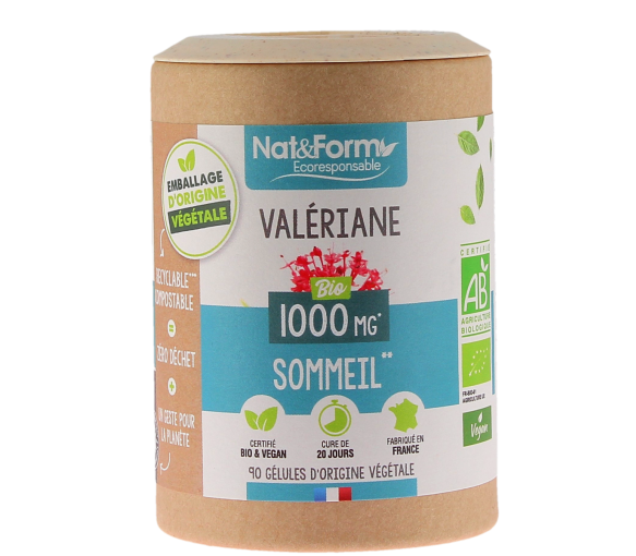 Valeriana Ecoresponsable Nat&Form - Dose von 60 Kapseln - image 1