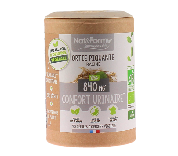 Brennnesselwurzel Ecoresponsable Nat&Form - Dose mit 60 Kapseln - image 1