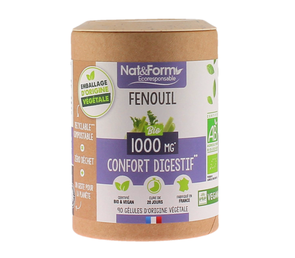 Fenchel Ecoresponsable Nat&Form - Dose von 60 Kapseln - image 1